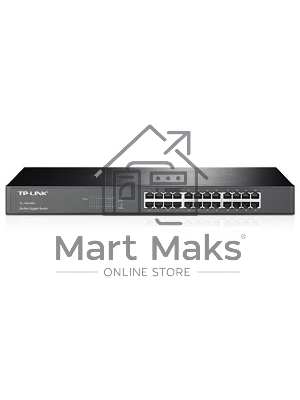 Сетевой коммутатор TP-Link SMB TL-SG1024 Коммутатор 24LAN 10/100/1000Mb/s Unmanagersd Gigabit Rackmount Switch