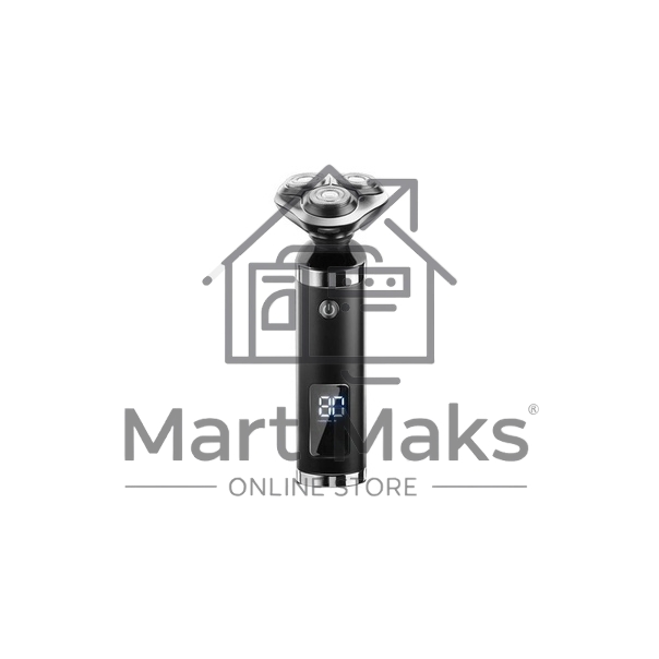 Бритва Centek CT-2175 (черн) ротор 4D, ВЛАЖНОЕ БРИТЬЁ, 3 плав.головки, USB, зарядка 1 час, подставка