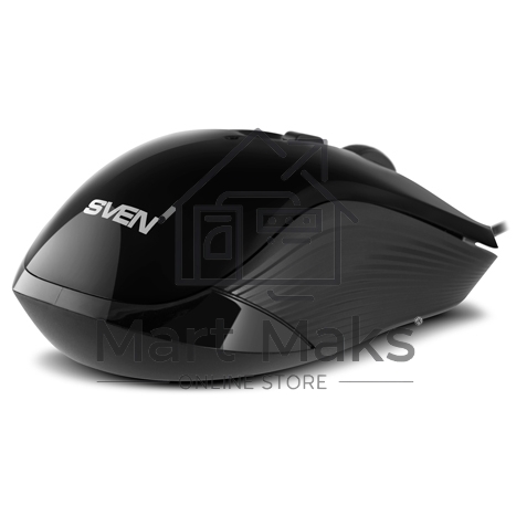 Мышь проводная SVEN RX-520S черный, 3200 dpi, USB, кнопки - 6