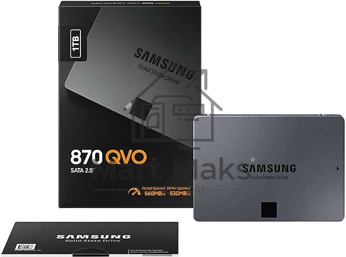 Накопитель SSD Samsung 870 QVO, 1TB, SATA III, 2.5