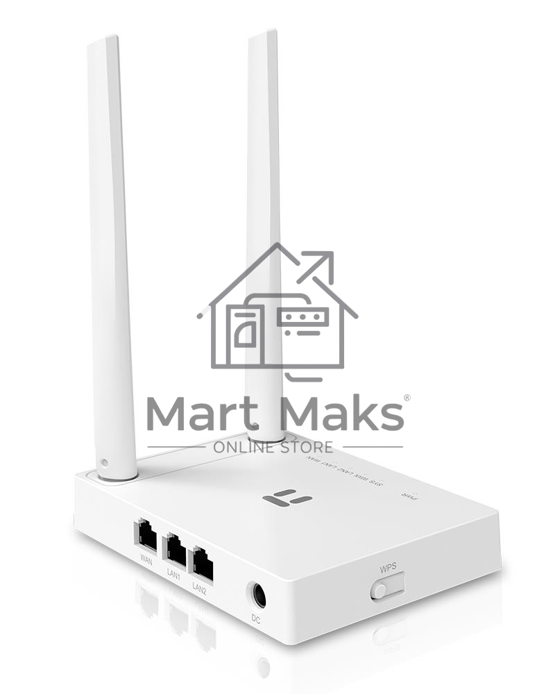 Wi-Fi маршрутизатор 300MBPS 10/100M 2P W1 NETIS
