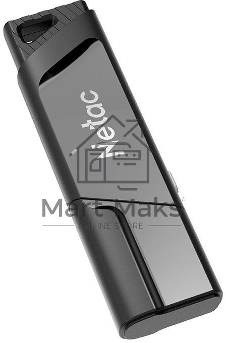 Флешка USB R/W R/W Netac U336S NT03U336S-064G-30BK, 64Gb, USB3.0, пластиковая с защитой от записи