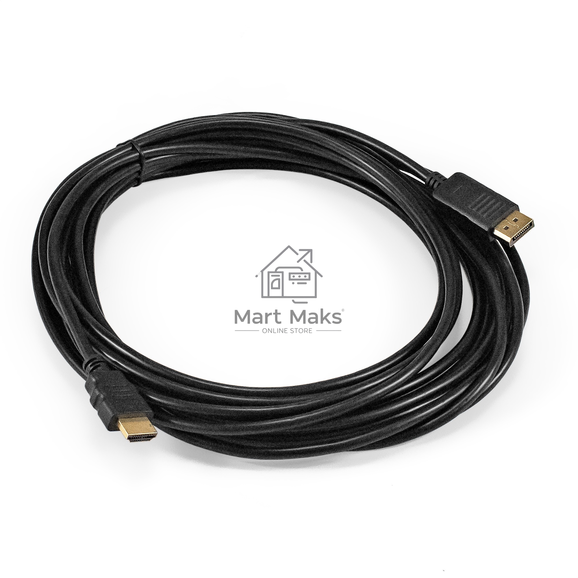 Кабель DisplayPort-HDMI ExeGate EX-CC-DP-HDMI-7.5 (20M/19M, 7,5м, экран)