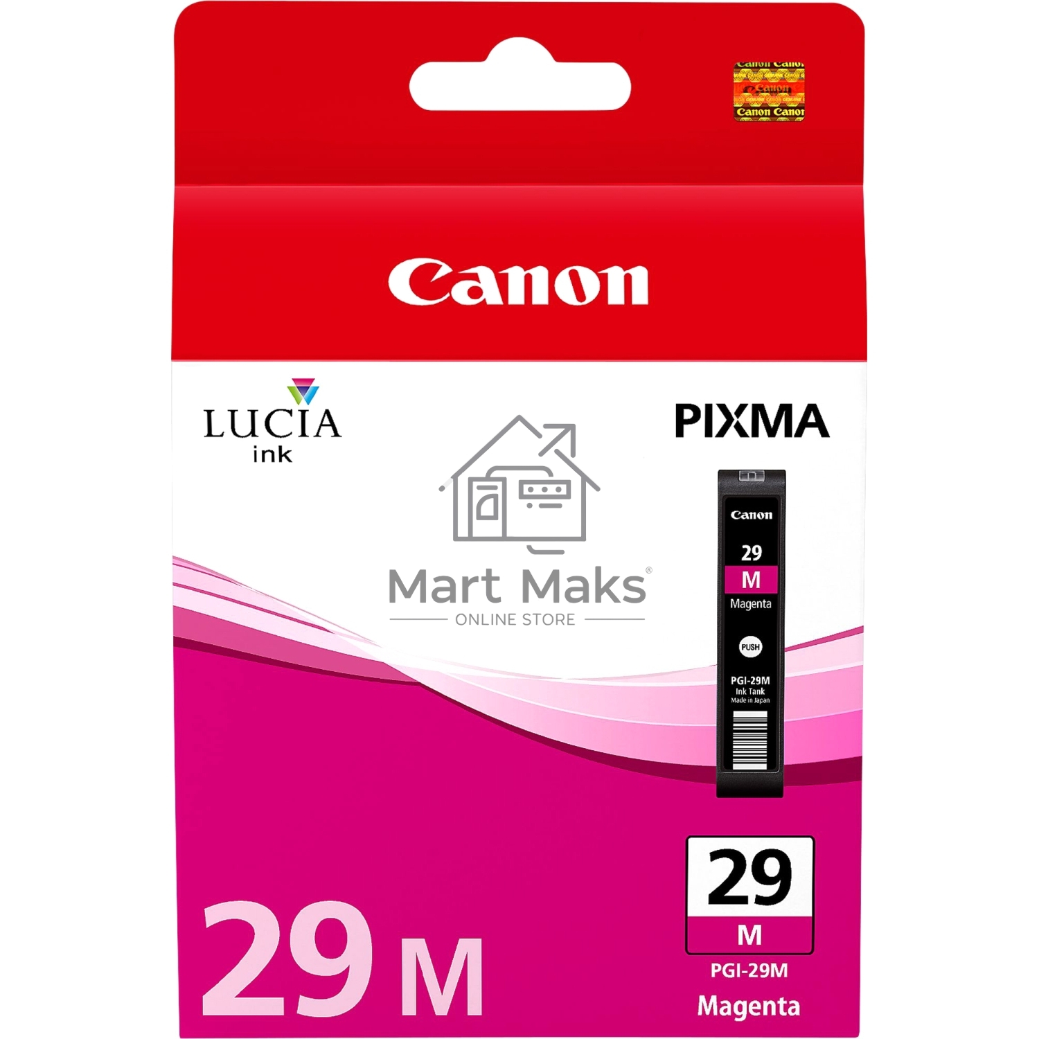 Картридж струйный Canon PGI-29M (4874B0011) пурпурный (281стр.) для Canon Pixma Pro 1