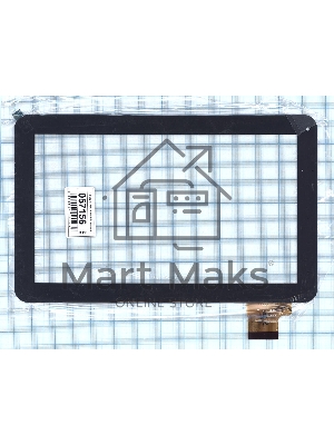 Сенсорное стекло (тачскрин) YTG-P10019-F4, черное