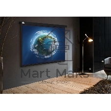 Экран Cactus 127x127см Wallscreen CS-PSW-127X127-BK 1:1 настенно-потолочный рулонный черный