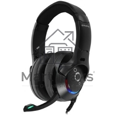 Гарнитура QUMO Olympus чёрный, проводная, USB, подсветка