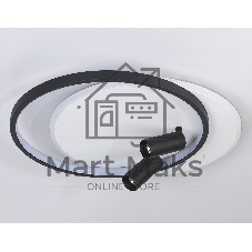 Светильник Ambrella light FL5137/2+2 WH/BK белый/черный 66W 3000K/4200K/6400K+4200K 500*420*130 (ПДУ ИК)