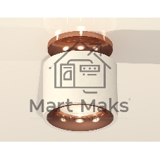 Светильник Ambrella Light XS7510141 SWH/PPG белый песок/золото розовое полированное MR16 GU5.3 (N7930, C7510, N7015)