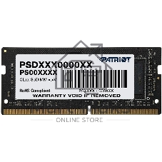 Оперативная память Patriot Signature, DDR4, 16GB (1x16 GB), 3200 MHz, CL22, SO-DIMM