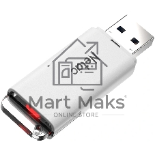 Флешка USB Netac U185 белый USB 3.0 Flash 32Gb, NT03U185N-032G-32WH, LED индикатор