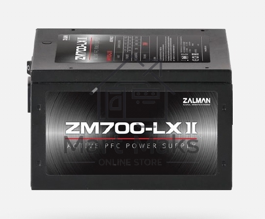 Блок питания Zalman ZM700-LX II Retail, 700Вт, 120мм, черный