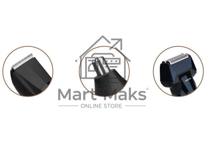 Машинка для стрижки Centek CT-2131 черный Набор для стрижки Centek CT-2131 (чёрн) 3 В1 + СТРИЖКА + БРИТВА + ТРИММЕР ДЛЯ НОСА