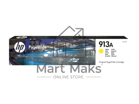 Картридж струйный HP 913A F6T79AE желтый для HP PW 352dw/377dw/Pro 477dw/452dw 3000стр.