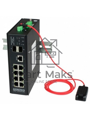 Коммутатор Osnovo SW-80802/I(Port 90W, 300W) управляемый