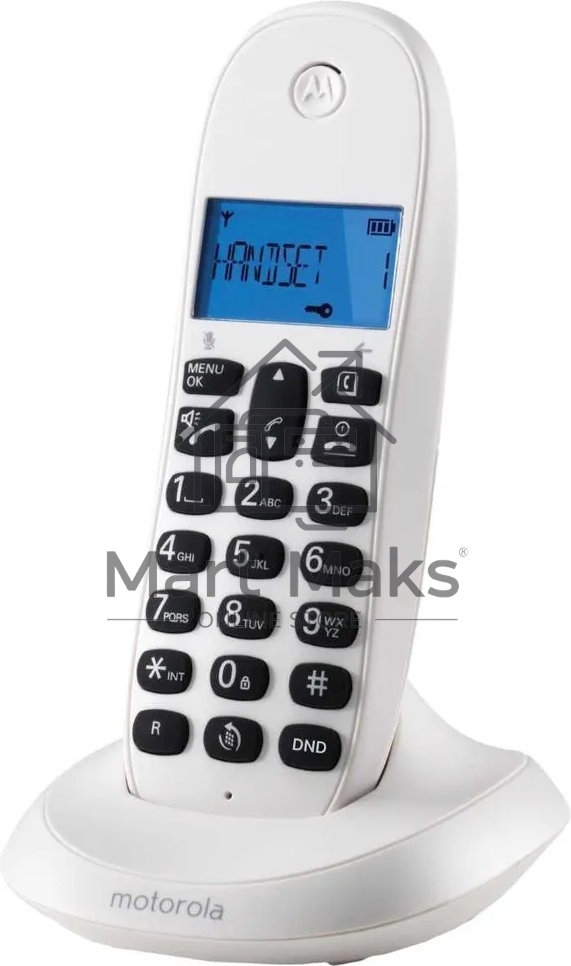 Радиотелефон Dect Motorola C1001СB+ белый АОН