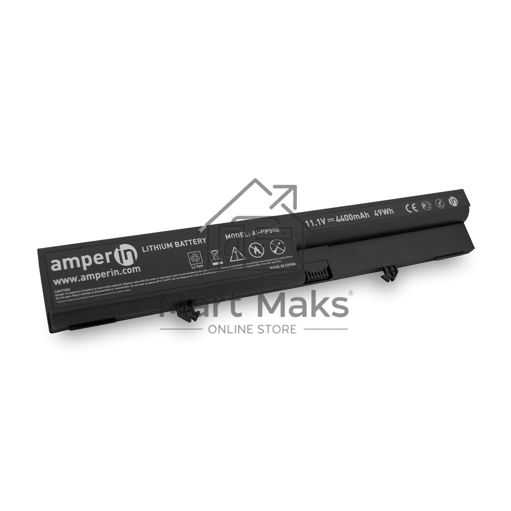 Аккумуляторная батарея Amperin для ноутбука HP Compaq 550 11.1V 4400mAh (49Wh) AI-HP550