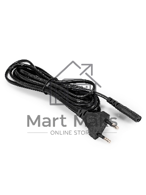 Кабель питания ноутбуков, аудио/видео ExeGate Special PCN-3S (Евровилка CEE7/16->C7, 2*0.5мм2, CCA, черный, 3м)