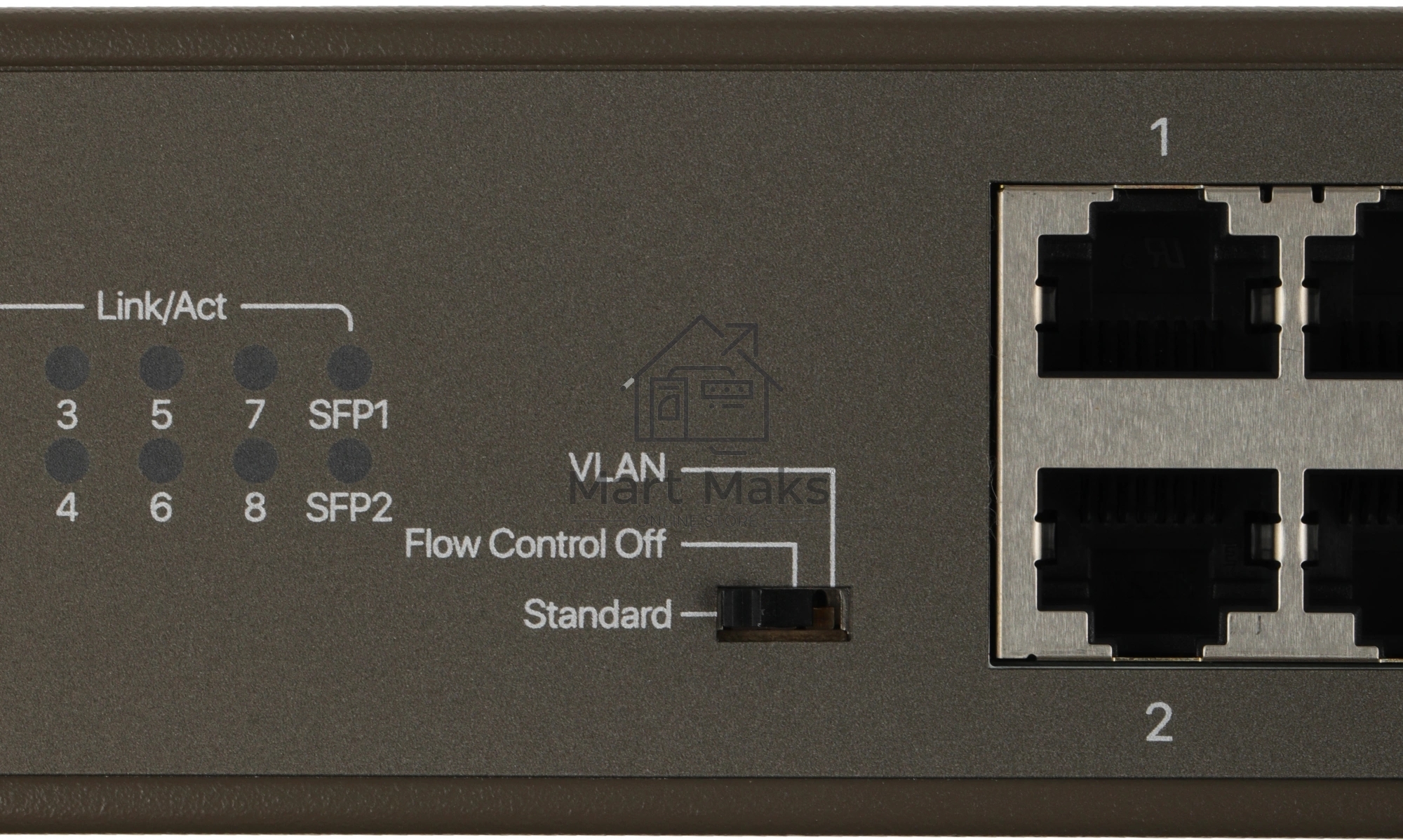 Неуправляемый коммутатор IP-COM G1110P-8-150W Ethernet 8GE+2SFP С 8-Портовым PoE