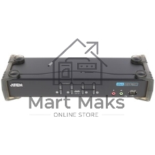 Переключатель ATEN KVM Switch CS1764A-AT-G 4-х портовый USB 2.0 DVI KVMP-переключатель (KVM Switch)