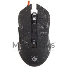 Мышь проводная Defender Draglen GM-907 черный, 7200 dpi, USB, кнопки - 6