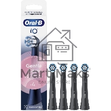 Насадка для зубных щеток Oral-B Cross Action iO RB SBF Gentle Care (упак.:4шт) черный