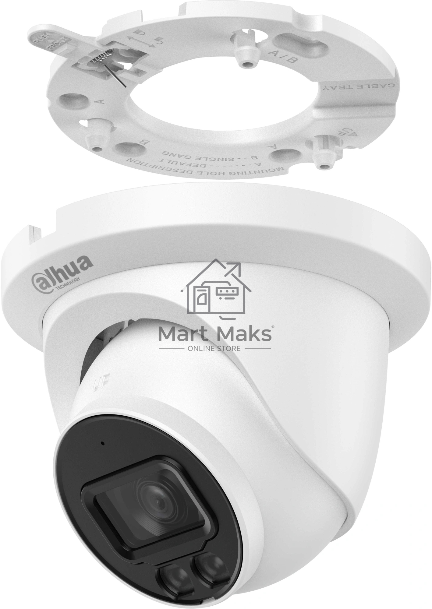 Камера видеонаблюдения IP Dahua DH-IPC-HDW2849TMP-S-IL-0360B-S2 3.6-3.6мм цв. (DH-IPC-HDW2849TM-S-IL-0360B-S2)