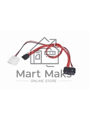 Кабель Gembird/CablexpertКабель Combo miniSATA, molex+SATA/miniSATA, 6pin+7pin, (длина инт-50см, пит-30см) (CC-SATA-C3)