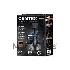 Машинка для стрижки Centek CT-2131 черный Набор для стрижки Centek CT-2131 (черн) 3 В1 + СТРИЖКА + БРИТВА + ТРИММЕР ДЛЯ НОСА