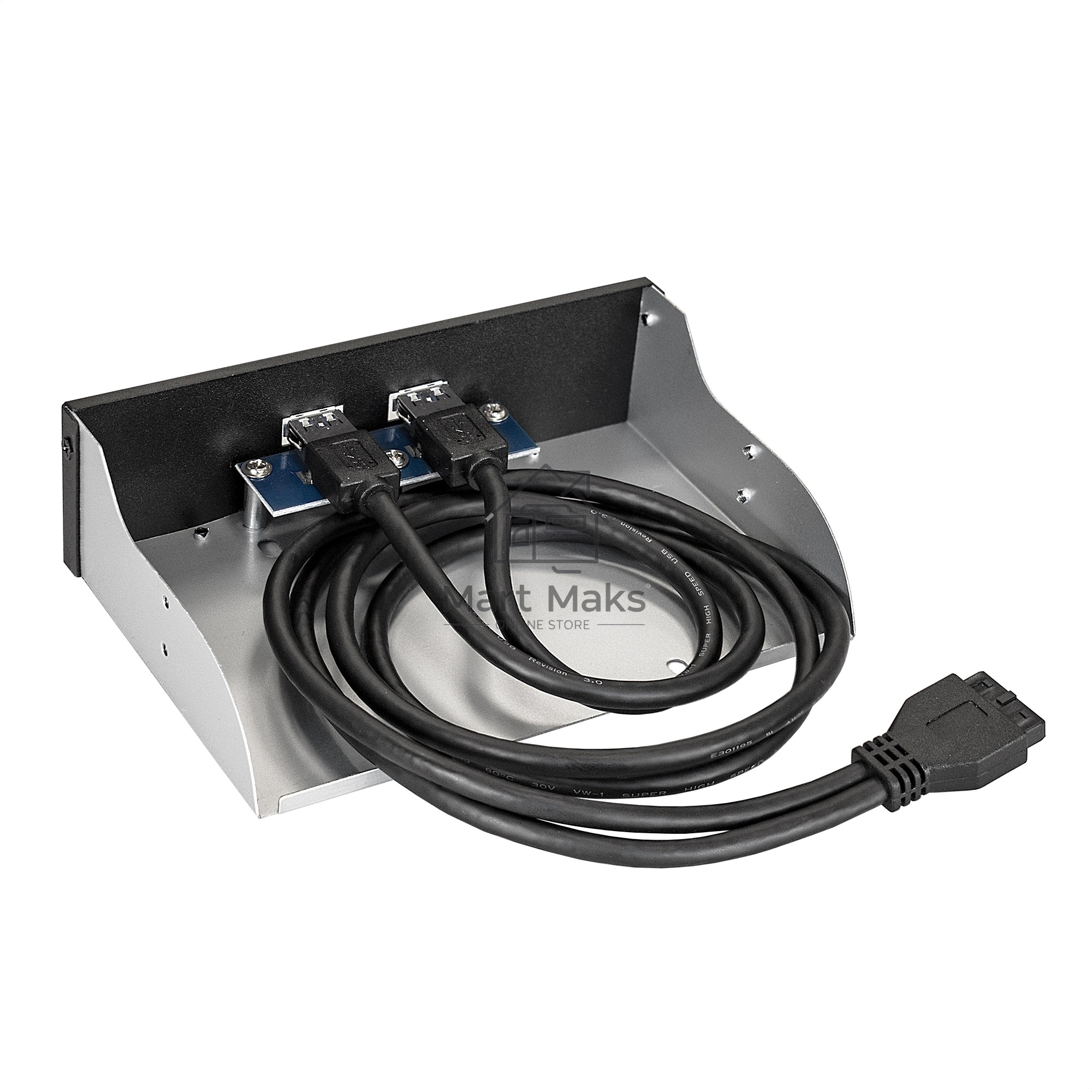 Планка USB на переднюю панель ExeGate EX289289RUS U5H-615, 5,25
