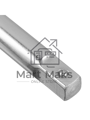 Вороток Г-образный Denzel 300*75 мм, квадрат 1/2