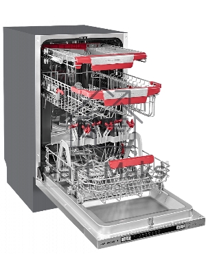 Встраиваемая посудомоечная машина Kuppersberg GLM 4575, серебристый, 44.8 см, 11 компл., 44 дБ, класс A++