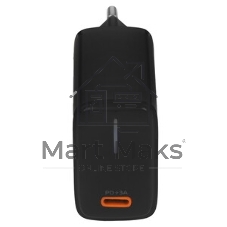 Сетевое зарядное устройство MORE CHOICE (4610196409912) NC60a черный - СЗУ 1USB-C 3.0A PD 20W быстрая зарядка для Type-C