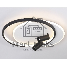 Светильник Ambrella light FL5137/2+2 WH/BK белый/черный 66W 3000K/4200K/6400K+4200K 500*420*130 (ПДУ ИК)