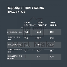 Набор кухонных ножей Rondell Florett RD-1582, черный
