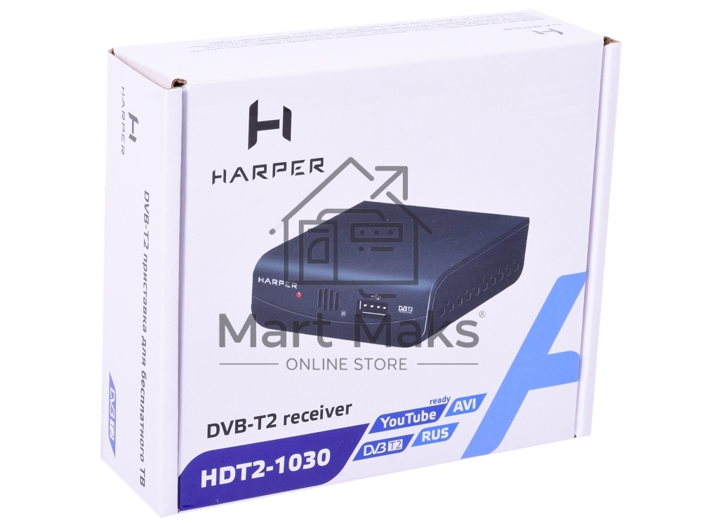 Ресивер Harper HDT2-1030 Цифровой телевизионный DVB-T2