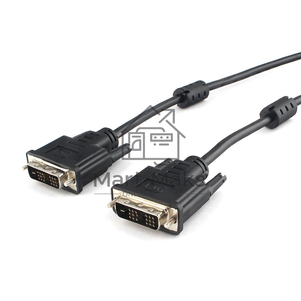 Кабель DVI-D single link Cablexpert CC-DVIL-BK-10, 19M/19M, 3.0м, CCS, черный, экран, феррит.кольца, пакет