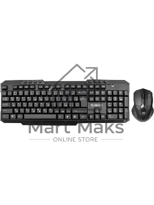Комплект клавиатура + мышь JAKARTA C-805 RU черный 45805 Defender