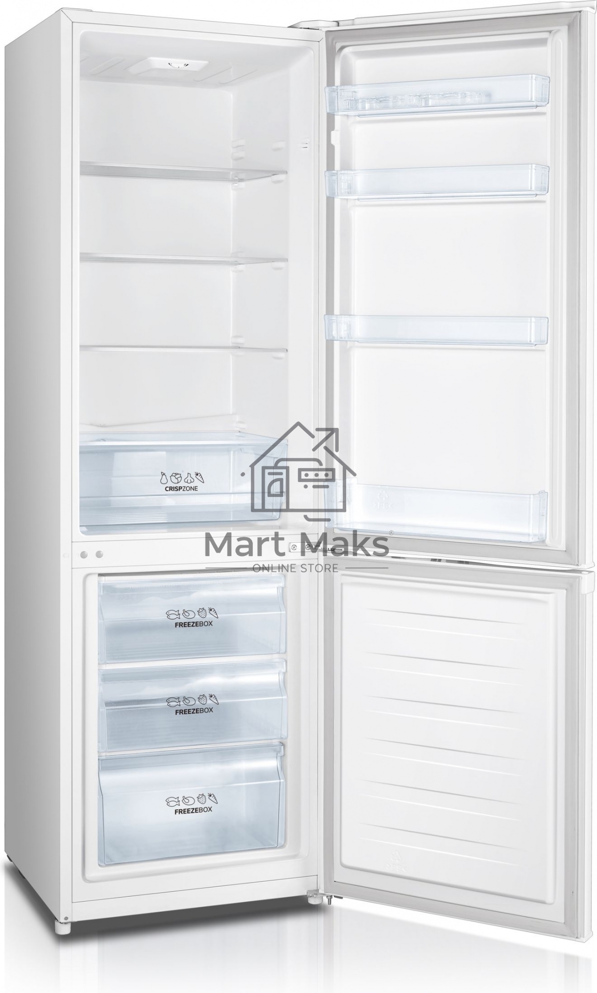 Холодильник Gorenje RK4181PW4 белый двухкамерный 198/66л морозилка снизу, капельная система
