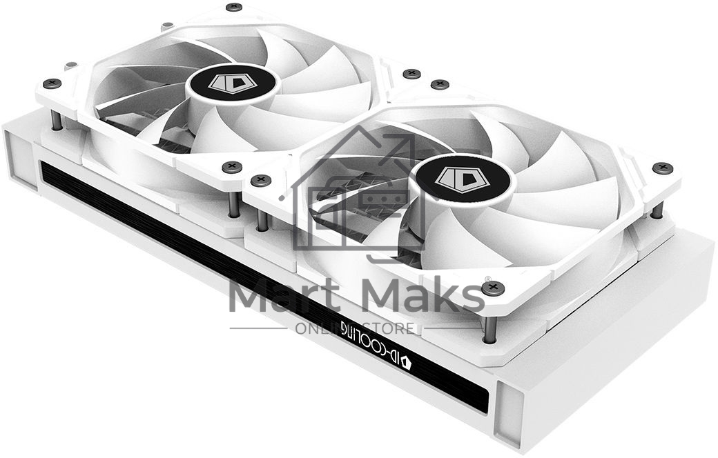 Комплект водяного охлаждения ID-Cooling ZOOMFLOW_240XT_SNOW белый 120мм алюминий+медь 1500rpm 26.4db 4-pin 250W