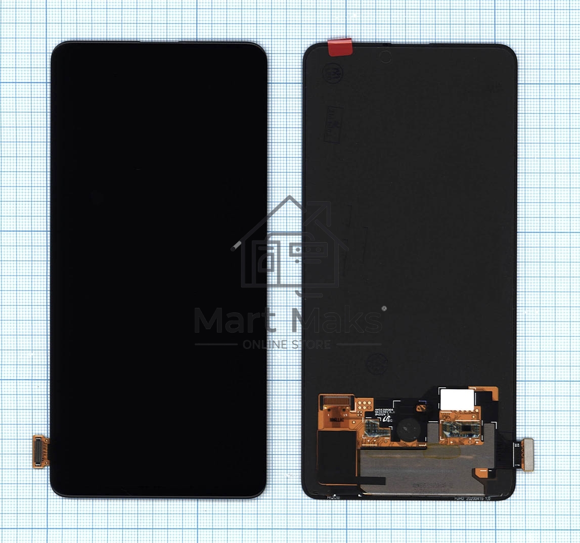 Дисплей для Xiaomi Mi9T, Redmi K20, Mi9T Pro, Redmi K20 Pro в сборе с тачскрином черный