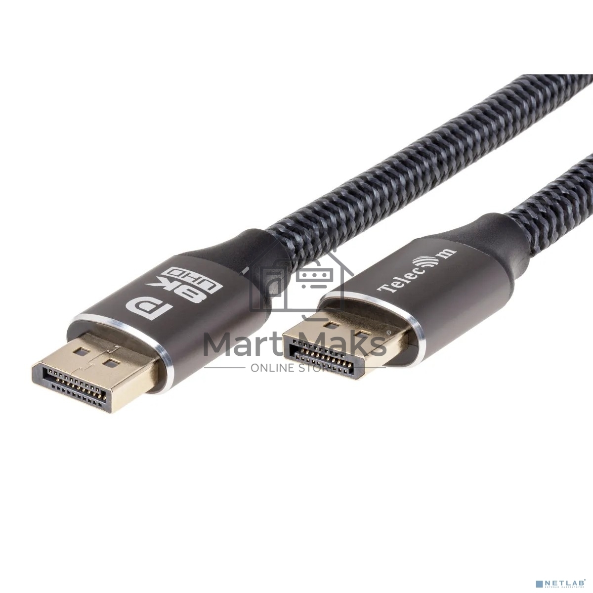 Кабель соединительный DP-DP 1.4V 8K@60Hz 1м, Telecom Pro <TCG750-1M>