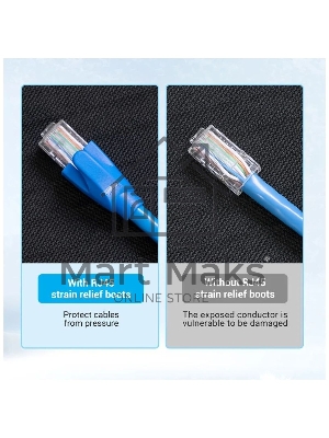 Колпачки изолирующие Vention IODH0-50 для разъемов RJ-45 (50шт.) - Серый