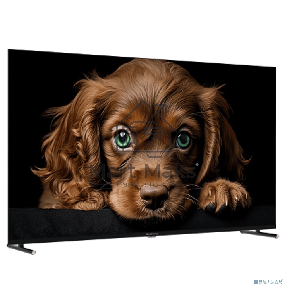 Телевизор Topdevice 50'' TDTV50CQ09U черный QLED UHD 60Hz Google TV 2/16Гб