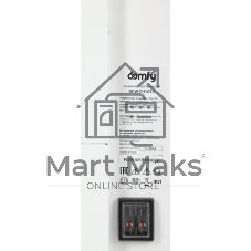 Конвектор электрический Domfy DCW-CH1020 белый, 2000 Вт, 30 м2, термостат