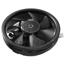 Кулер для процессора CPU Cooler Ocypus Beta A10 BK (75W, 3-pin, 67mm, Al, 1x124mm, 40CFM, 29.5dBA, 2000RPM, S: 1851/1700/115X/1200, AM5/AM4, black)