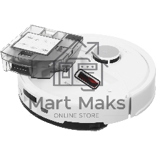 Робот-пылесос Roborock Q8 Max Pro Plus белый, 5200 мАч Li-Ion, уборка сухая/влажная, пылесборник контейнер 0,5 л