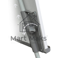 Флипчарт Cactus CS-FCT-M67x105 магнитно-маркерная меламиновая 67x105 см на треноге