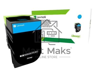 Картридж лазерный Lexmark голубой для CX310/410/510 2K