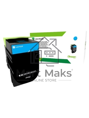 Картридж лазерный Lexmark голубой для CX310/410/510 2K